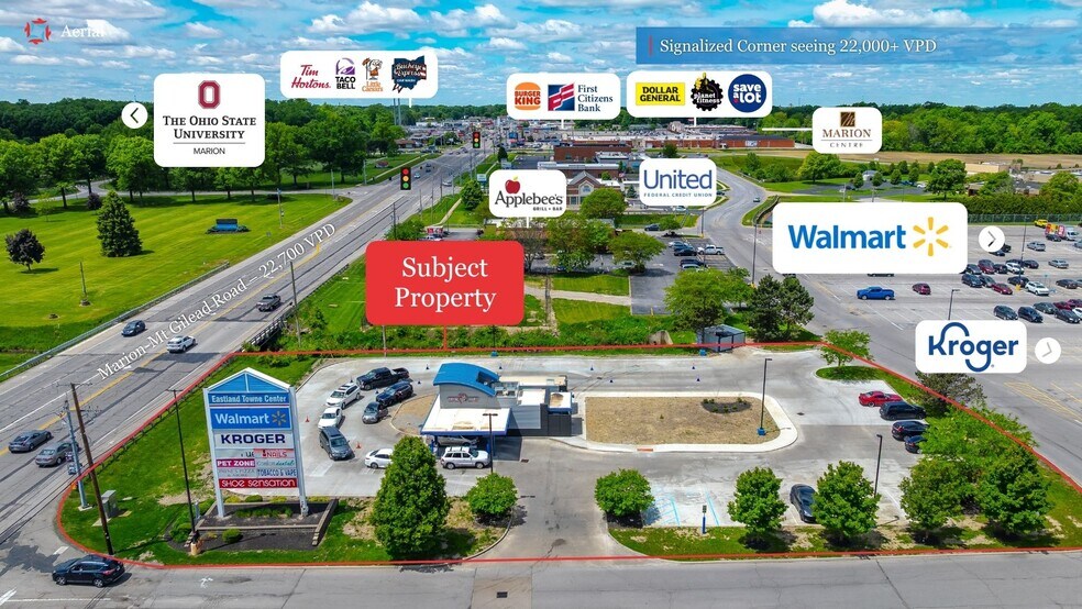 1560 Marion-Mount Gilead Rd, Marion, OH à vendre - Aérien – Image 2 sur 5