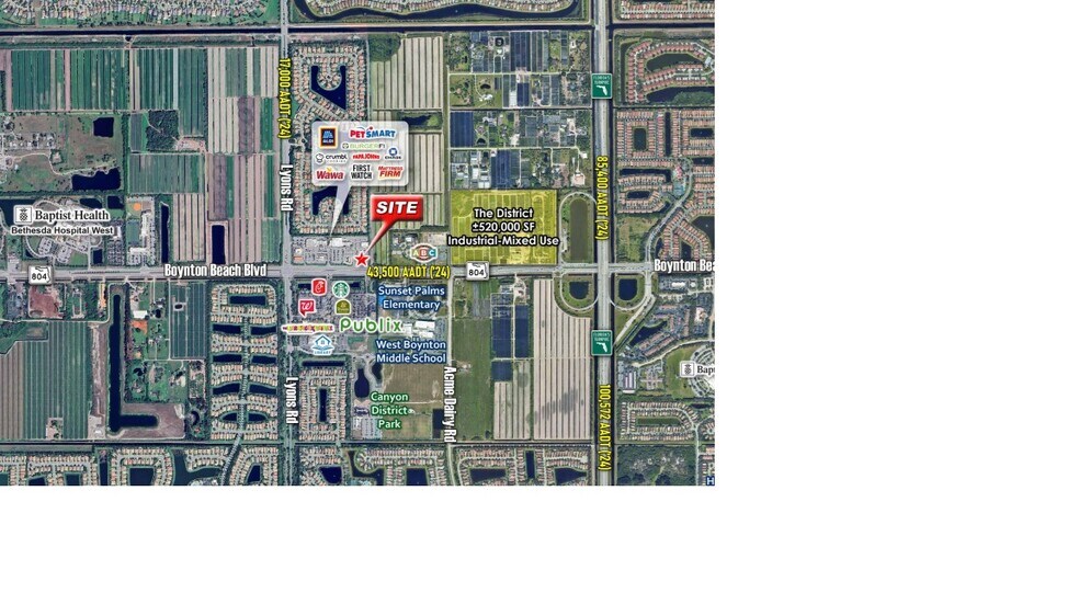 8899 W Boynton Beach Blvd, Boynton Beach, FL à louer - Photo de l’immeuble – Image 1 sur 2