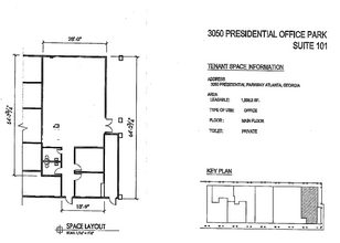 3815 Presidential Pky, Doraville, GA à louer Plan d’étage– Image 1 sur 1