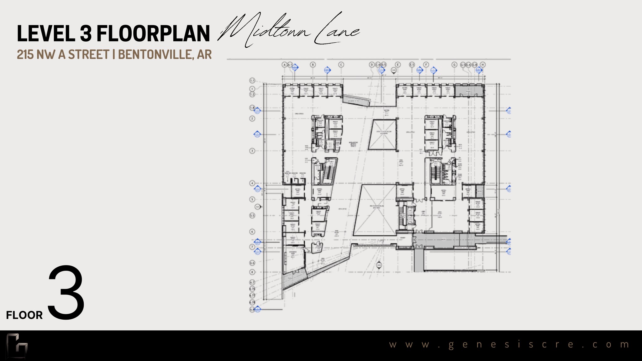 215 NW A St, Bentonville, AR à louer Plan de site– Image 1 sur 1