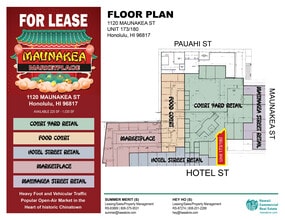 1120 Maunakea St, Honolulu, HI à louer Plan d’étage– Image 2 sur 2