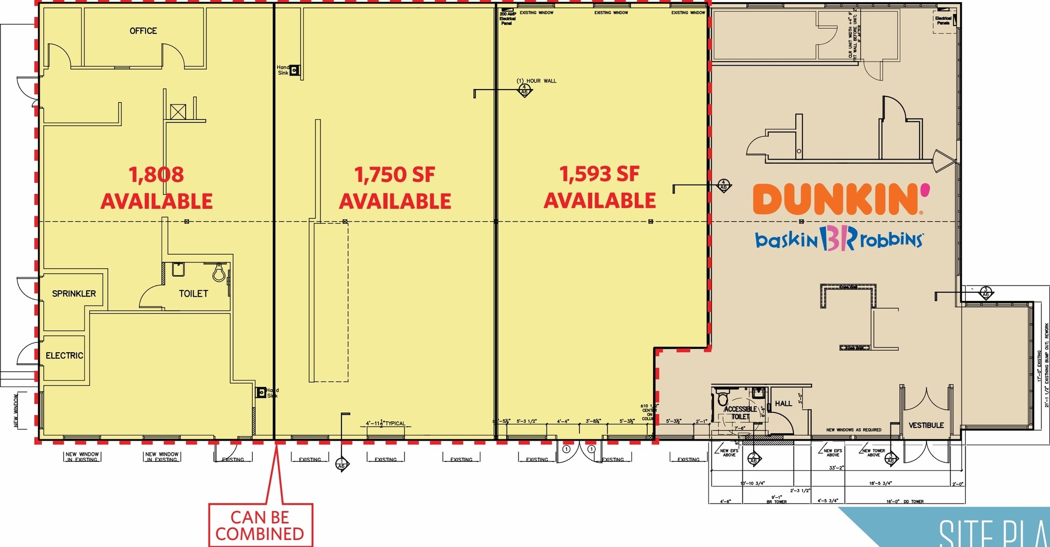 7421 Sudley Rd, Manassas, VA à louer Plan d’étage– Image 1 sur 1