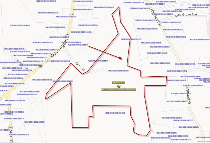 89 Cross St, Holliston, MA à louer - Plan cadastral – Image 2 sur 3