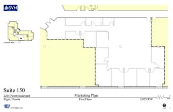 2205 Point Blvd, Elgin, IL à louer Plan d’étage– Image 1 sur 2