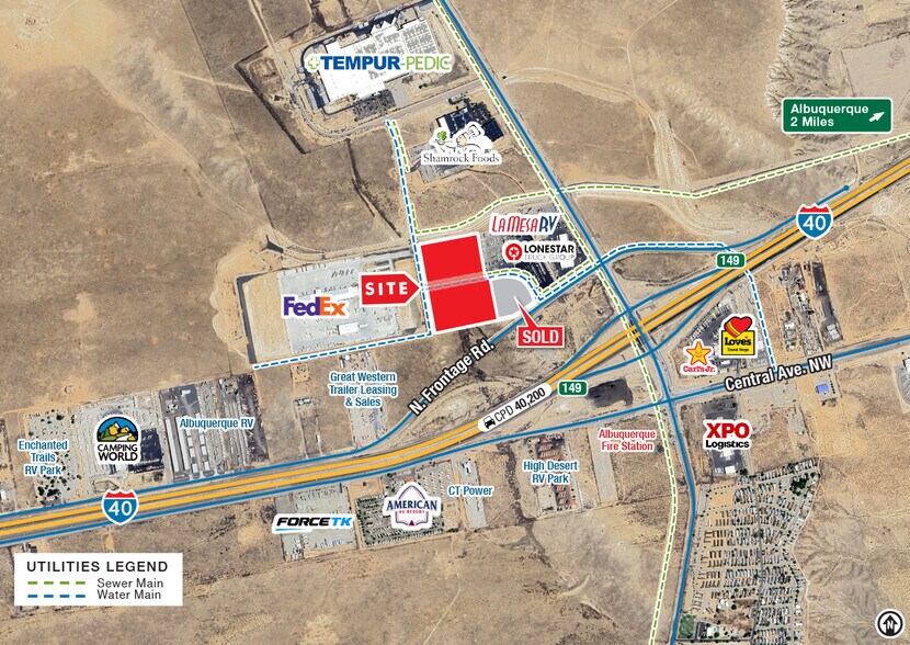 I-40 W. Frontage Rd. & Cordero Mesa Blvd., Albuquerque, NM à vendre - Photo de l’immeuble – Image 2 sur 3