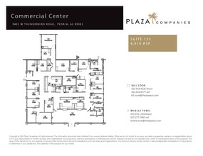 9401-9403 W Thunderbird Rd, Peoria, AZ à louer Plan d’étage– Image 1 sur 1