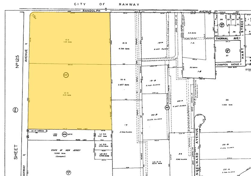 1500 Rahway Ave, Avenel, NJ à louer - Plan cadastral – Image 3 sur 9