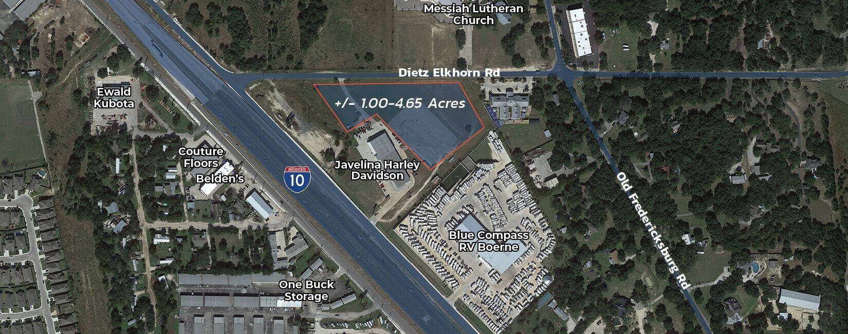 Dietz Elkhorn & IH-10, Boerne, TX à vendre Aérien– Image 1 sur 2