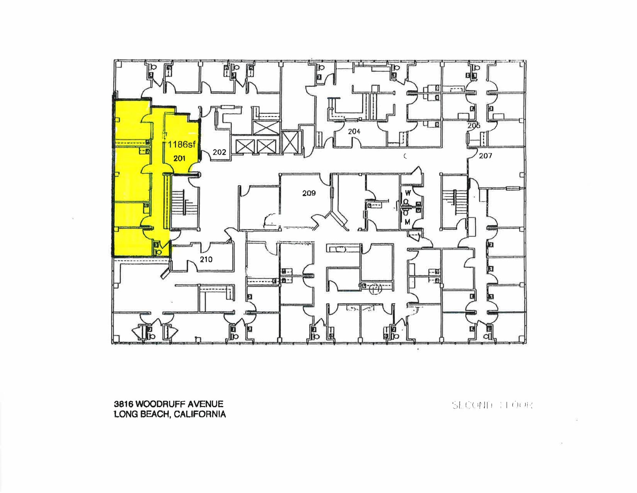 3816 Woodruff Ave, Long Beach, CA à louer Plan d’étage– Image 1 sur 1