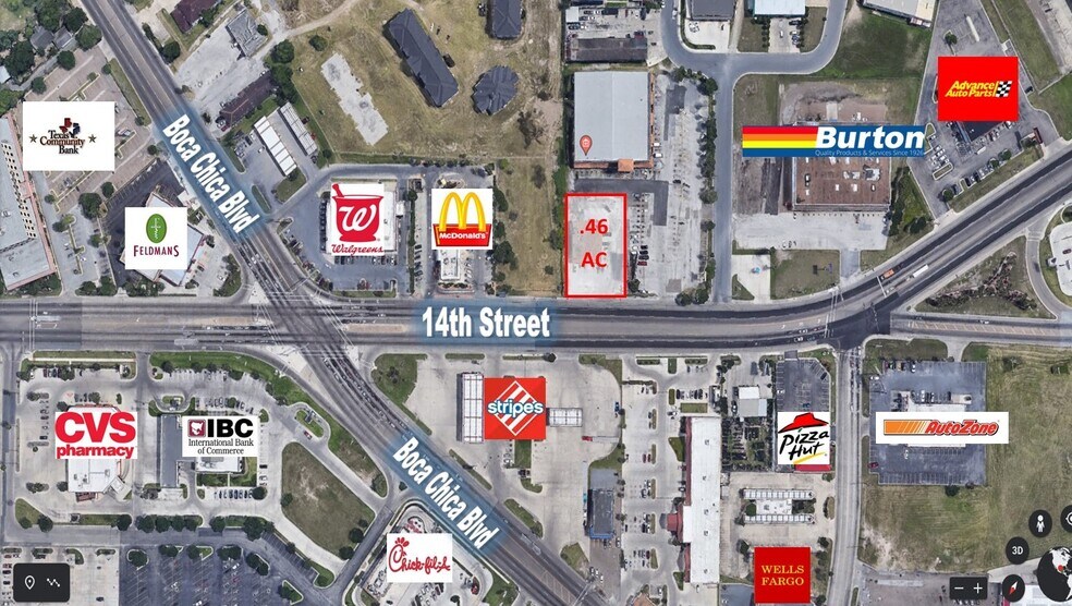 4434 E 14th St, Brownsville, TX à louer - Aérien – Image 1 sur 3