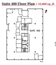 200 Graham Ave, Winnipeg, MB à louer Plan d’étage– Image 1 sur 1