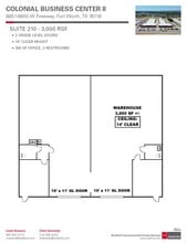 8851 West Fwy, Fort Worth, TX à louer Plan d’étage– Image 1 sur 1
