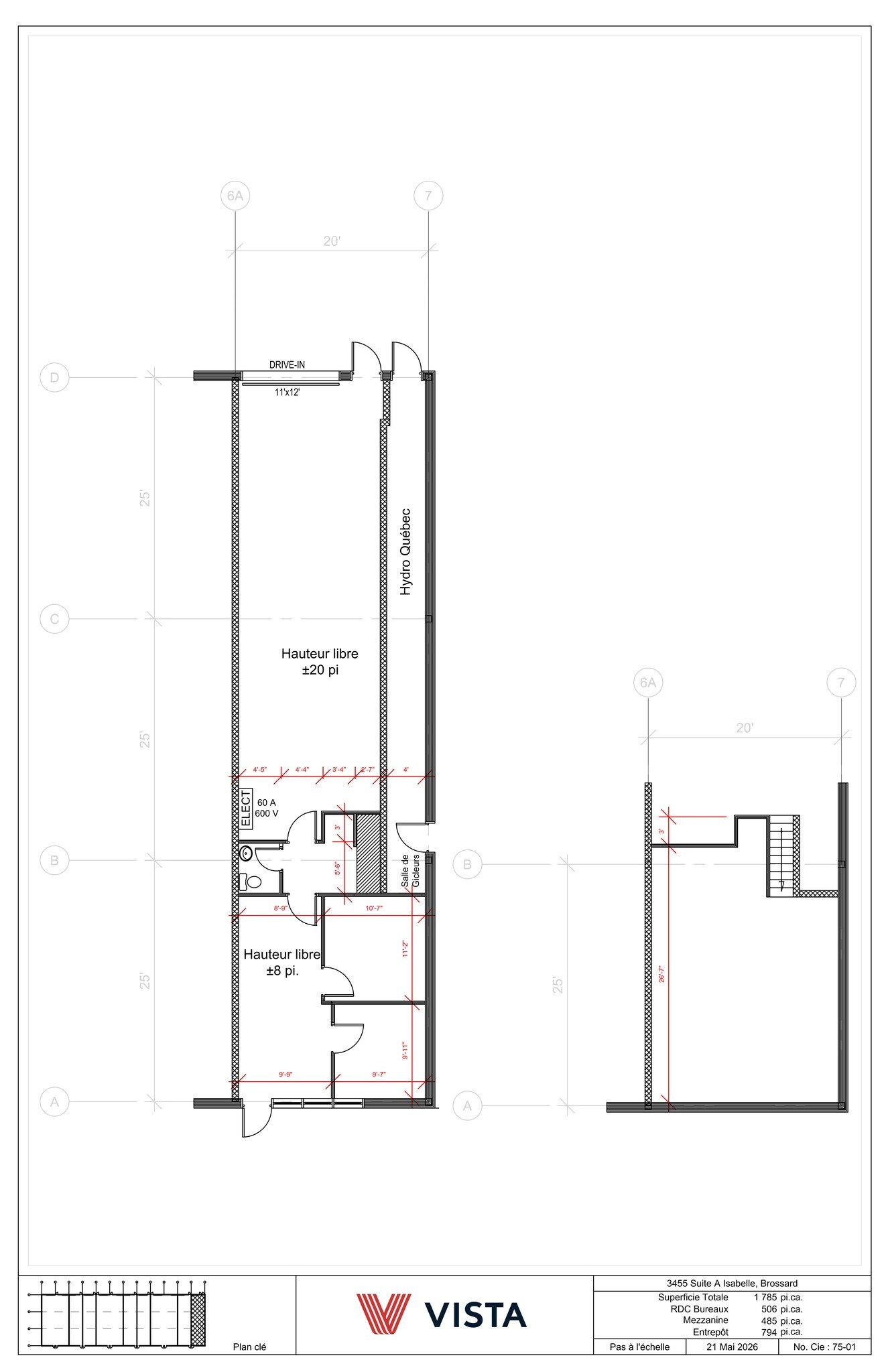 3455 Rue Isabelle, Brossard, QC à louer Plan de site– Image 1 sur 1