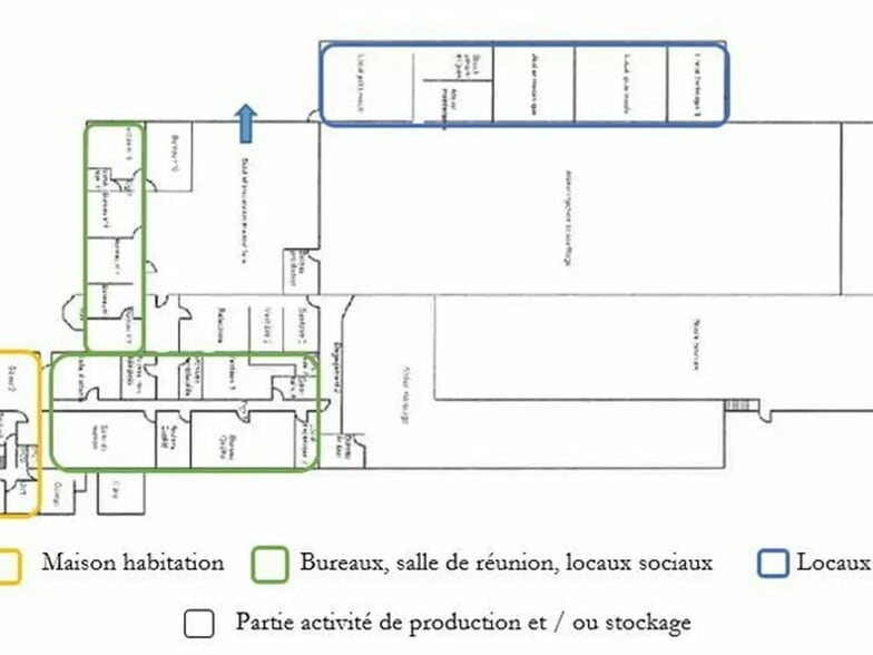 Local d'activités dans Corveissiat à vendre - Plan d’étage – Image 3 sur 3