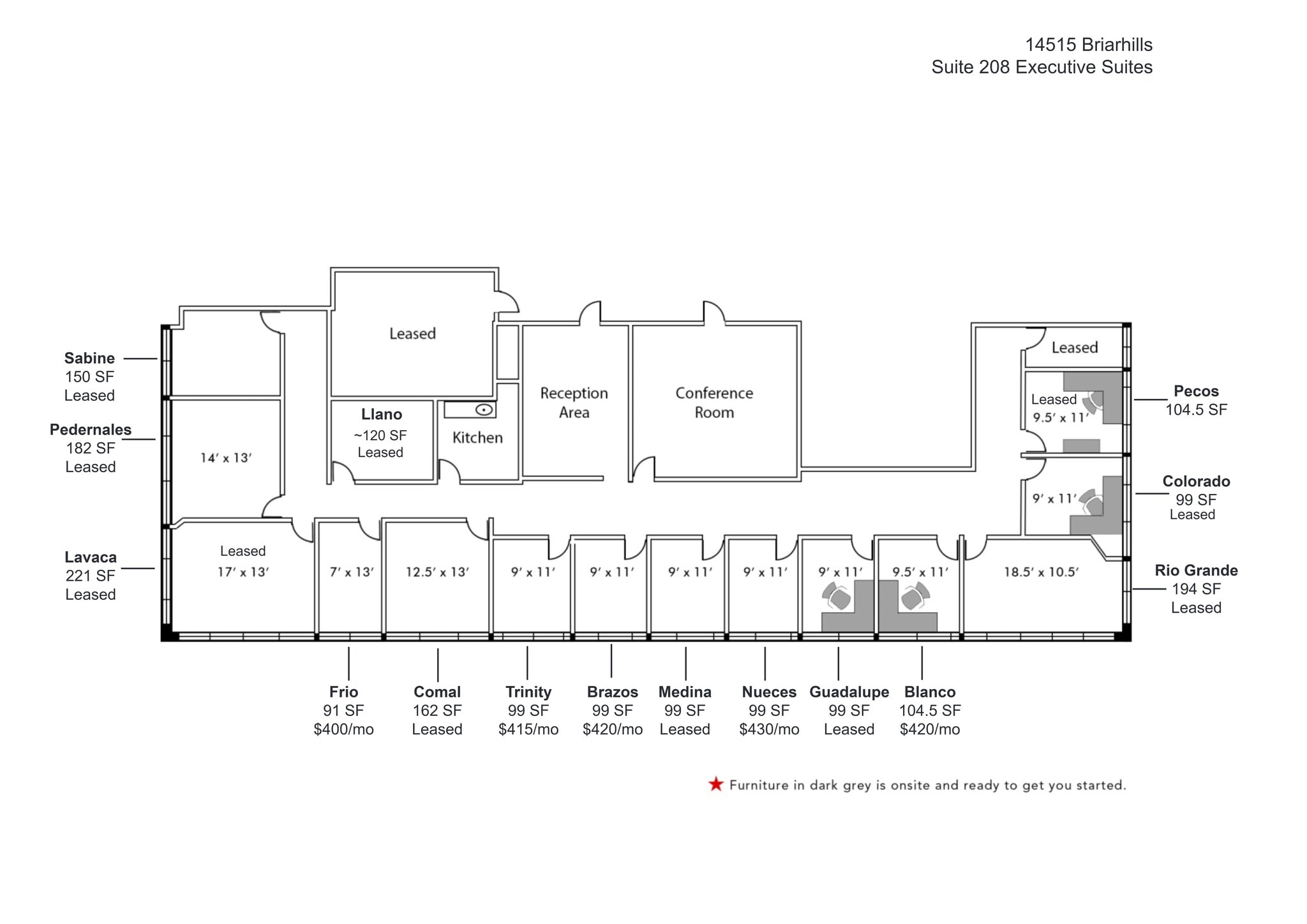 14515 Briarhills Pkwy, Houston, TX à louer Plan de site– Image 1 sur 2