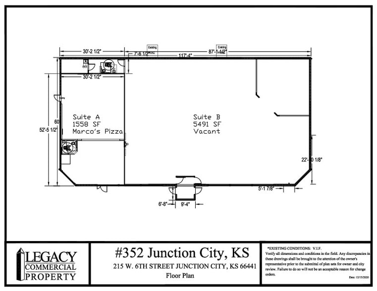 215 W 6th St, Junction City, KS à louer - Plan de site – Image 2 sur 9