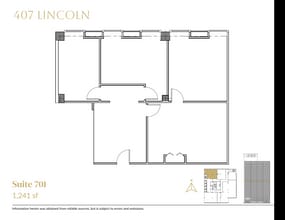 401-407 Lincoln Rd, Miami Beach, FL à louer Plan d’étage– Image 1 sur 1