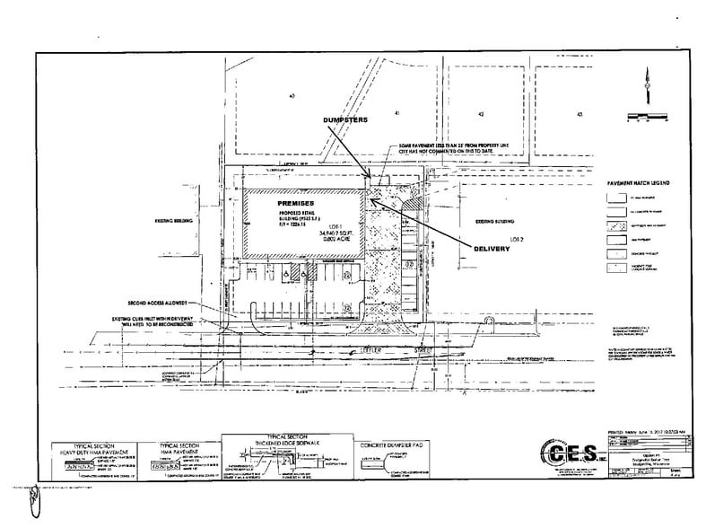 500 E Leffler St, Dodgeville, WI à louer - Plan de site – Image 3 sur 3