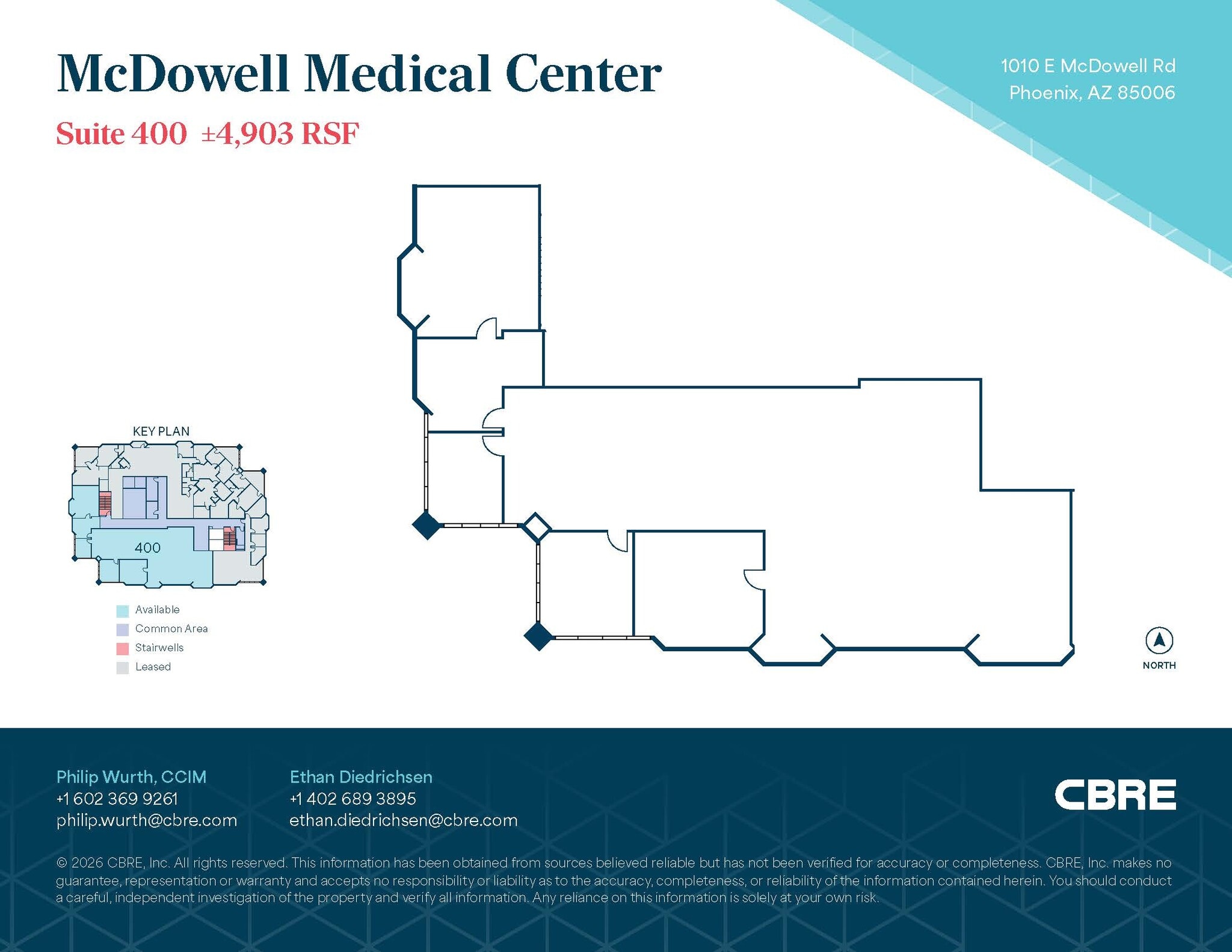 1010 E McDowell Rd, Phoenix, AZ à louer Photo intérieure– Image 1 sur 1