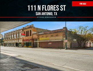 Plus de détails pour 111-113 N Flores St, San Antonio, TX - Local commercial à vendre