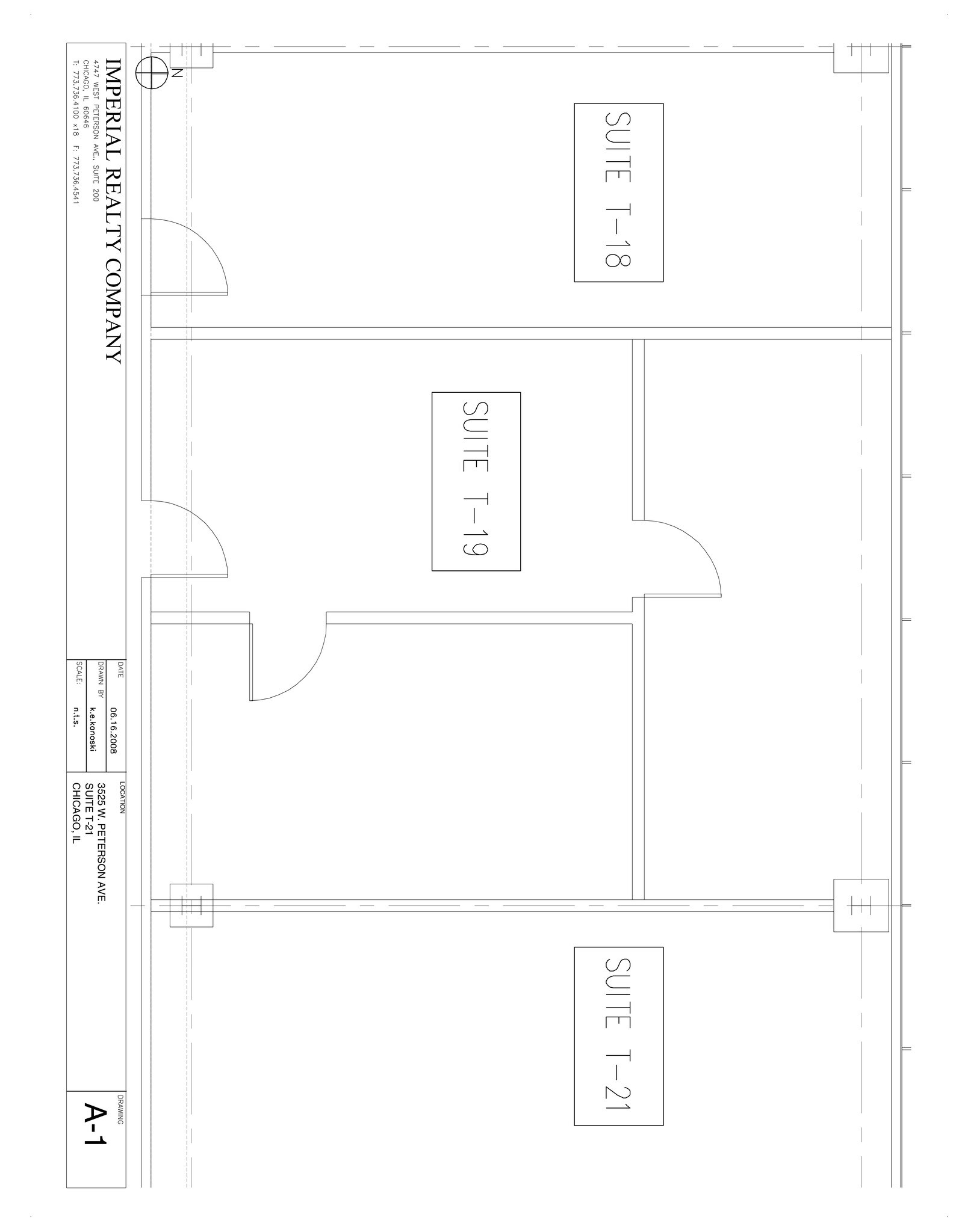 3525 W Peterson Ave, Chicago, IL à louer Plan de site– Image 1 sur 1