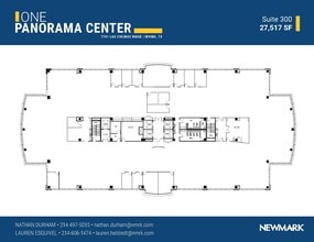 7701 Las Colinas Rdg, Irving, TX à louer Plan d’étage– Image 1 sur 1