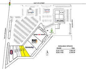 1700 S Broadway Ave, Edmond, OK à louer Plan de site– Image 2 sur 2