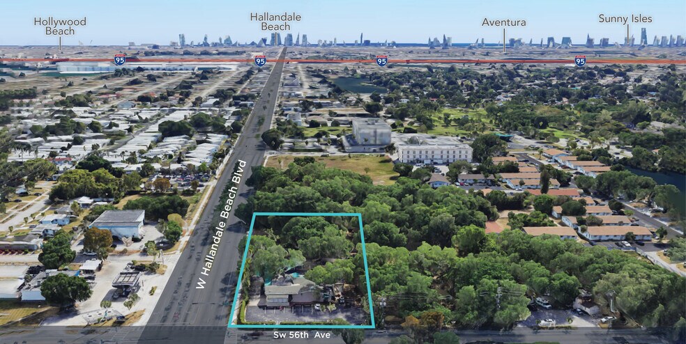 5590 W Hallandale Beach Blvd, Pembroke Park, FL à vendre - Photo de l’immeuble – Image 3 sur 7