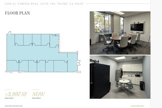 3240 El Camino Real, Irvine, CA à louer Plan d’étage– Image 1 sur 1