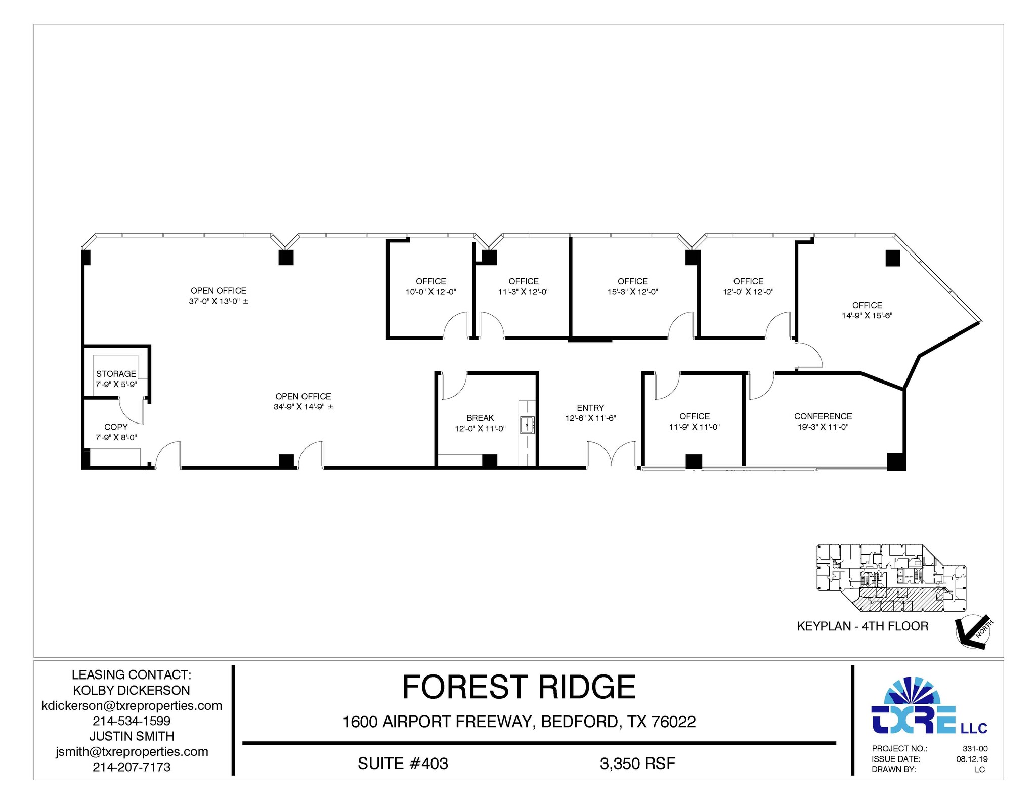 1600 Airport Fwy, Bedford, TX à louer Plan d’étage– Image 1 sur 1