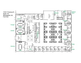 100 12th St S, Birmingham, AL à louer Plan de site– Image 1 sur 1