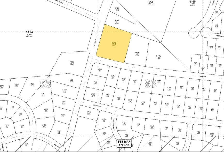 5300 Six Forks Rd, Raleigh, NC à louer - Plan cadastral – Image 3 sur 11