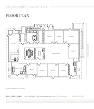 630 San Ramon Valley Blvd, Danville, CA à louer Plan d’étage– Image 1 sur 1