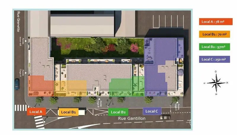 29 Rue Gantillon, Villefranche-sur-Saône à louer - Plan de site – Image 3 sur 5