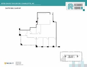 10735 David Taylor Dr, Charlotte, NC à louer Plan d’étage– Image 1 sur 1