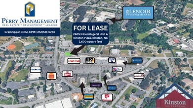 2400-2405 N Heritage St, Kinston, NC à louer Plan de site– Image 1 sur 2