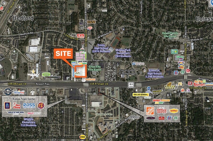 205 N Industrial Blvd, Bedford, TX à louer - Photo principale – Image 1 sur 1