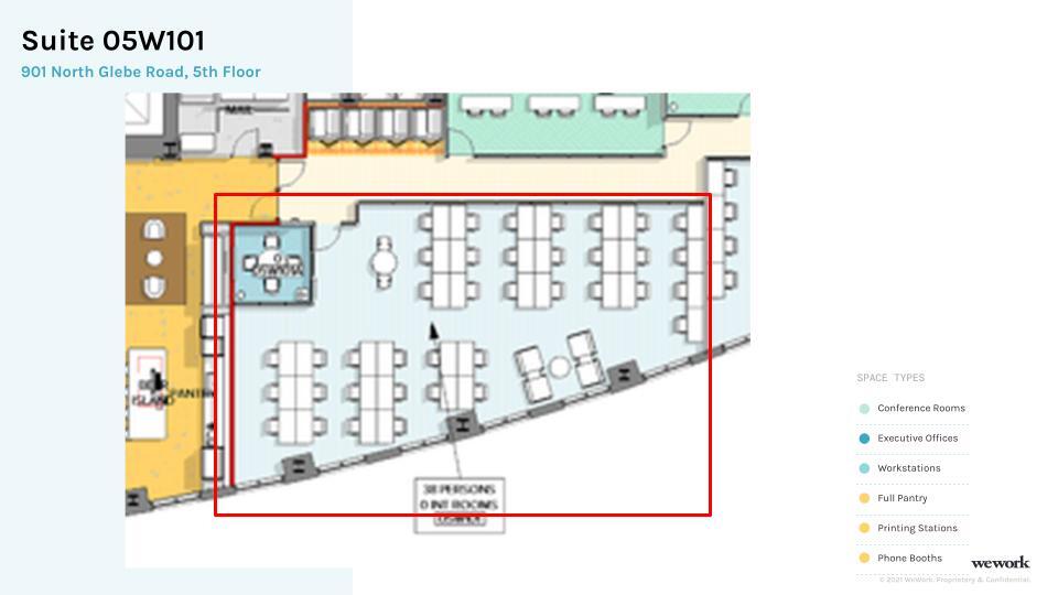 901 N Glebe Rd, Arlington, VA à louer Plan d’étage– Image 1 sur 1