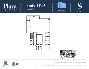 6100 Center Dr, Los Angeles, CA à louer Plan d’étage– Image 1 sur 1