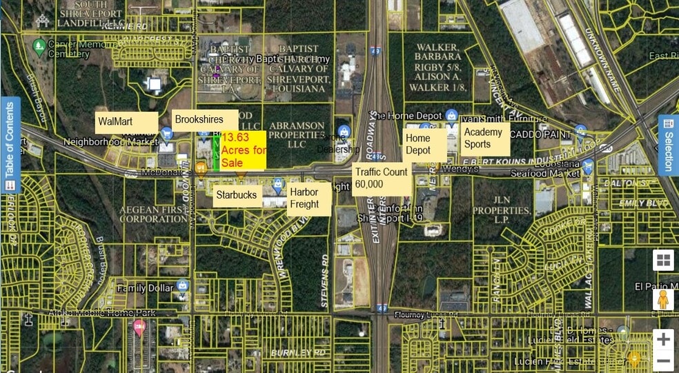 380 Bert Kouns/Industrial Loop, Shreveport, LA à vendre - Aérien – Image 3 sur 4