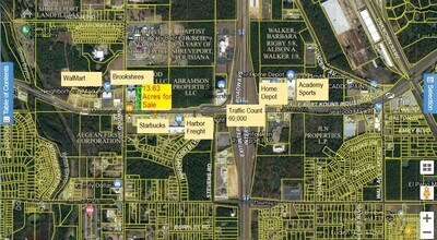 380 Bert Kouns/Industrial Loop, Shreveport, LA - VUE AÉRIENNE  vue de carte