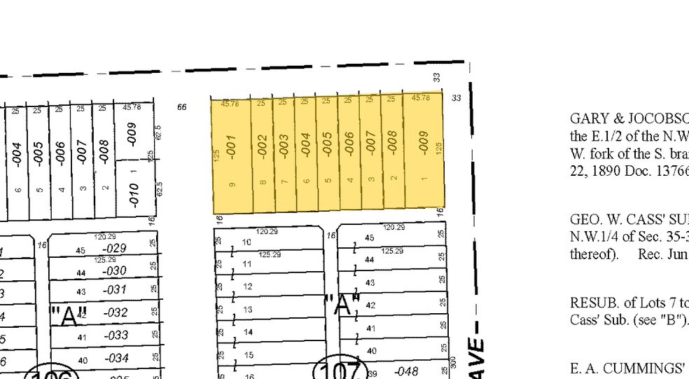 W 31st St & Central Park Ave, Chicago, IL à louer - Plan cadastral – Image 2 sur 2