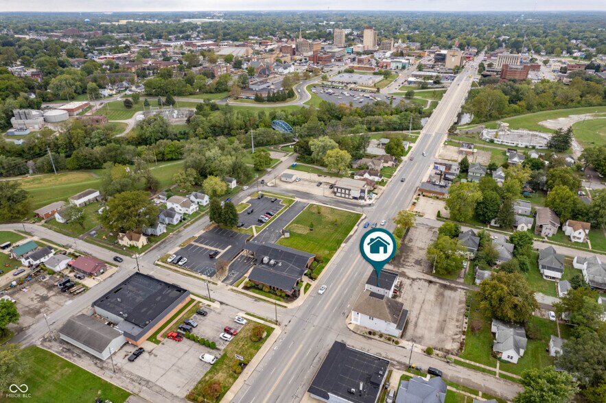 616-721 E 8th St, Anderson, IN à vendre - Aérien – Image 2 sur 7
