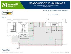 6518 Meadowridge Rd, Elkridge, MD à louer Plan d’étage– Image 1 sur 1