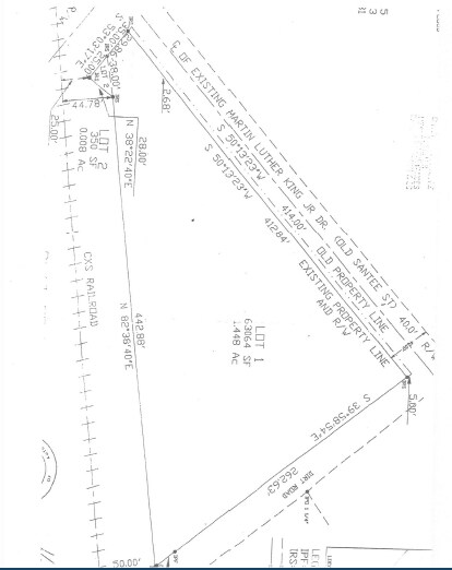 106 MLKing Jr Blvd, Saint Stephen, SC à louer - Plan cadastral – Image 3 sur 7