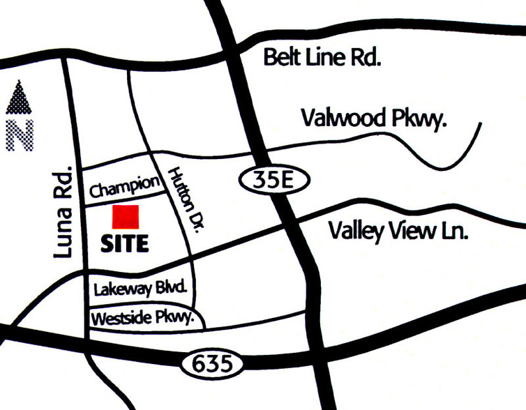 1421 Champion Dr, Carrollton, TX à louer - Plan de site – Image 2 sur 12