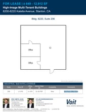 8200-8220 Katella Ave, Stanton, CA à louer Plan d’étage– Image 1 sur 1