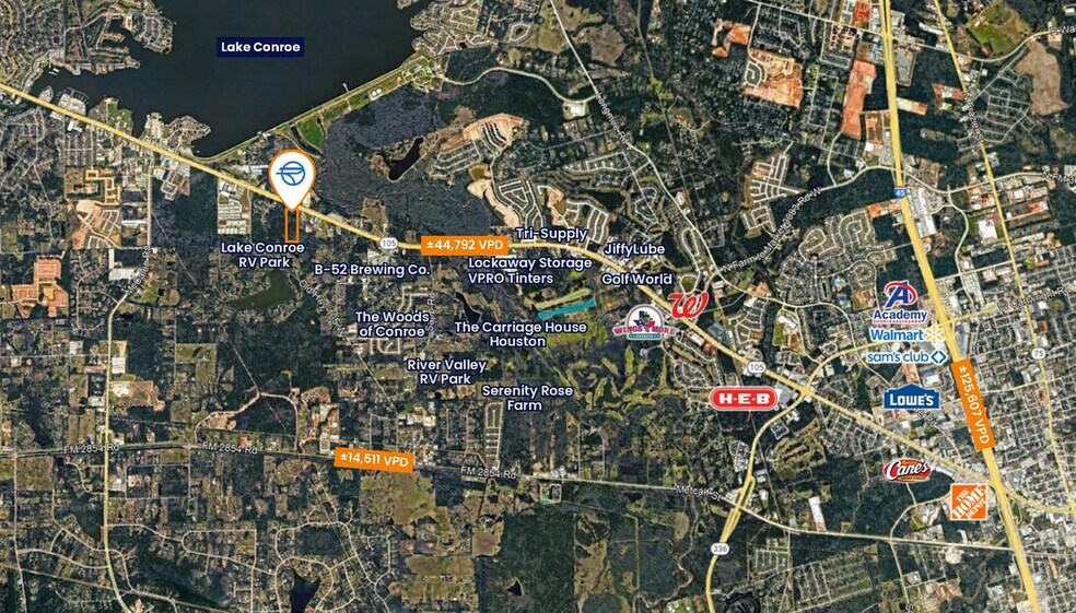 0000 Highway 105, Conroe, TX à vendre - Photo de l’immeuble – Image 2 sur 6