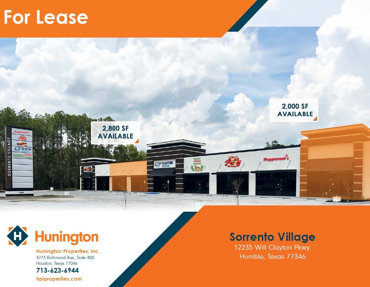 12235 Will  Clayton Blvd, Humble, TX à louer Photo de l’immeuble– Image 1 sur 2
