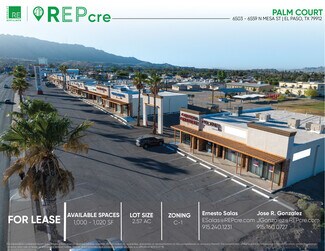 Plus de détails pour 6503-6559 N Mesa St, El Paso, TX - Local commercial à louer